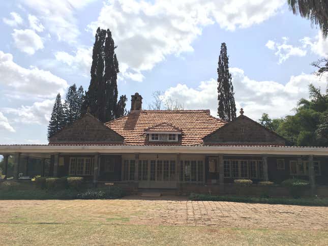 The Karen Blixen Museum in Nairobi, Kenya.
