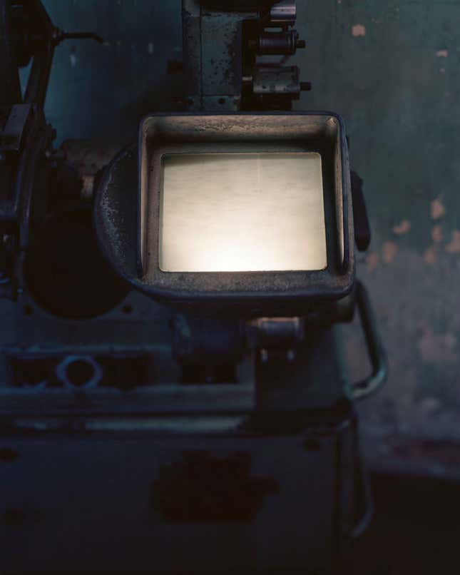 Nandita Raman. Editing Table – Viewer (Image India)-15 From “Film Studio Series”, 2013-2014.