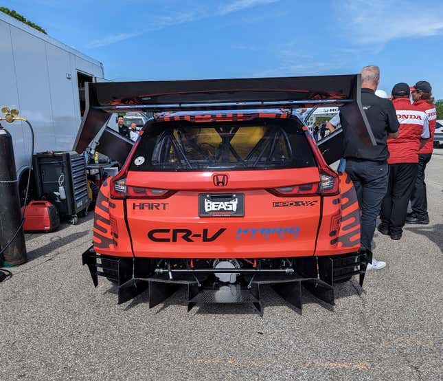 The rear end of the Honda Beast