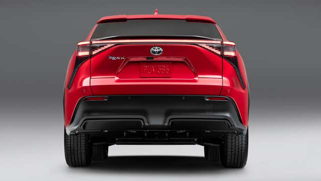 Image for article titled Toyota Says Its bZ4X Will Get Up To 250 Miles Of Range And Will Arrive Next Year