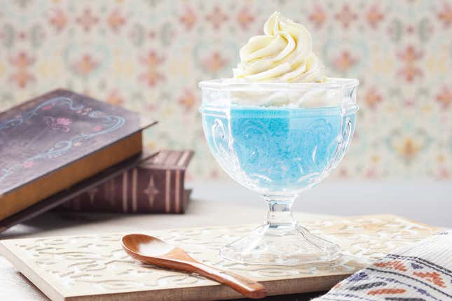 Delicias inspiradas en Frozen en el mundo de Frozen de Disneylandia en Hong Kong