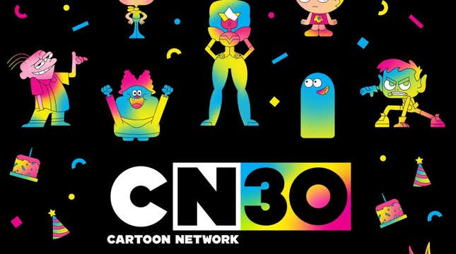 Artwork made to celebrate Cartoon Network's 30th anniversary. 