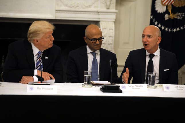 Image for article titled Daily Brief:Amazon、トランプを呼び出し