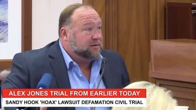 Image for article titled The Alex Jones Trial Just Exploded