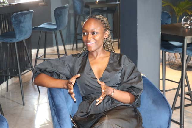 Nadia Kamara, the CEO of a group of women-owned businesses including The Beauty Bar, says she’s in a more comfortable position now compared to her previous job.