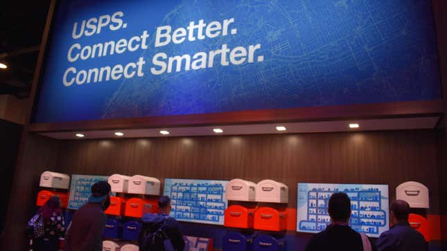 USPS booth at CES 2023