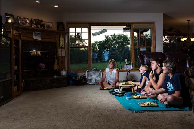 “Wednesday: Glynis, Liam, Jorin, and Mona. 2013”