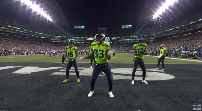 The Seahawks delighted fans with their New Edition TD celebration in 2019.