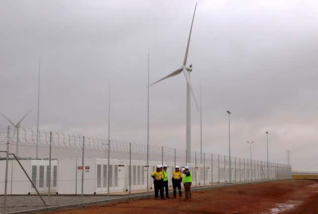 Tesla built one of the world’s largest lithium-ion battery installation in Hornsdale, Australia.
