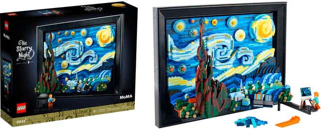 Imagen para el artículo titulado 'La noche estrellada' de Lego trae la pintura más famosa de Van Gogh a la tercera dimensión