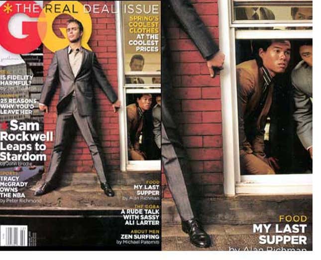 That’s me in the brown suit.