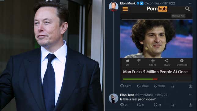 Image for article titled Elon Musk&#39;s Alleged Burner Account Role-Played As a Horny Toddler