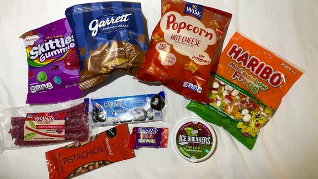 an assortment of sweets and snacks