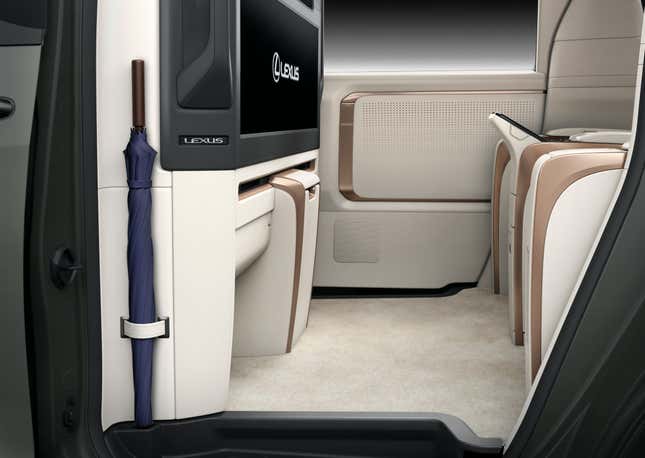 2024 Lexus LM luxury minivan interior