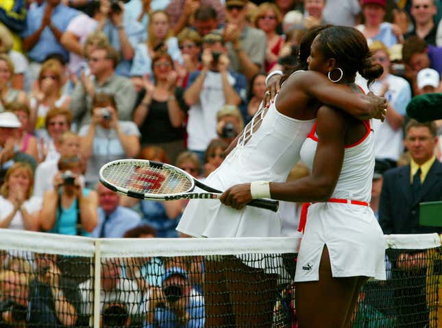 Image for article titled Two decades of the Williams sisters meeting across a tennis net, in photos