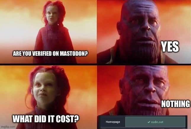 Thanos was right again.