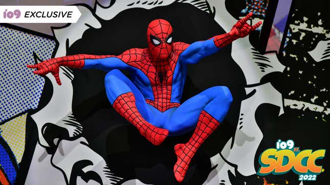 A general view of the atmosphere during Media Preview day at the exclusive installation commemorating Spider-Man’s 60th anniversary at San Diego’s Comic-Con Museum on June 30, 2022 in San Diego, California. 