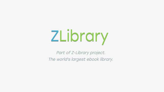Imagen para el artículo titulado Z-Library no ha revivido: la mayor web de descarga de ebooks sigue caída