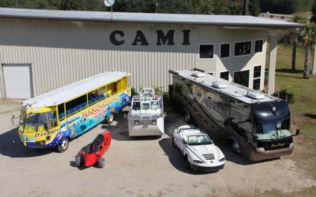 Image for article titled This Mammoth Amphibious RV Is A Yacht You Can Drive On The Road