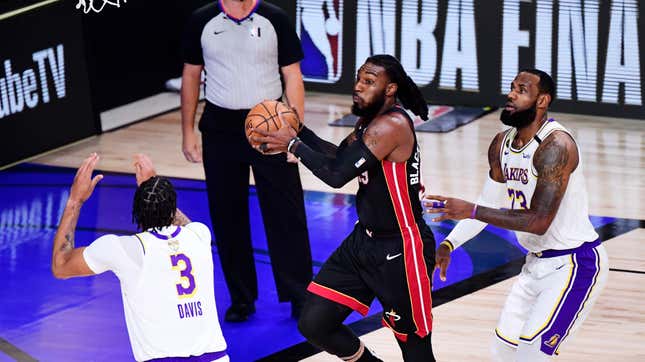 Anthony Davis, Jae Crowder, LeBron James