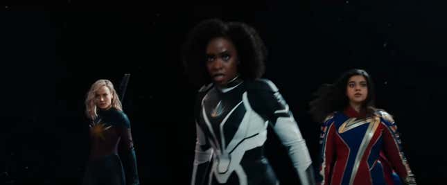 Image for article titled Everything We Spotted in The Marvels&#39; Totally Cosmic Trailer