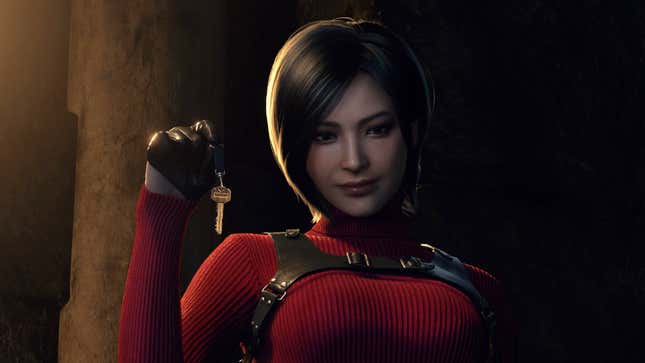 Ada Wong holds a key.