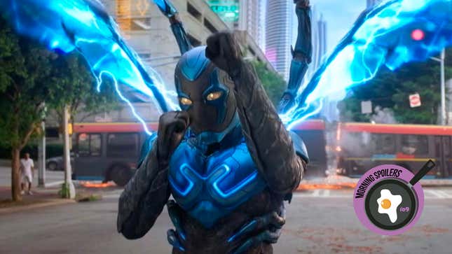 Image for article titled Peep Another Sneak Peek at Blue Beetle in Full Anime-Inspired Action