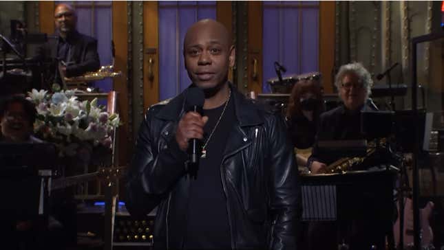 Image for article titled Dave Chappelle&#39;s Saturday Night Live Monologue Draws Disdain From Anti-Defamation League; Jon Stewart, Jerry Seinfeld Respond [UPDATED]