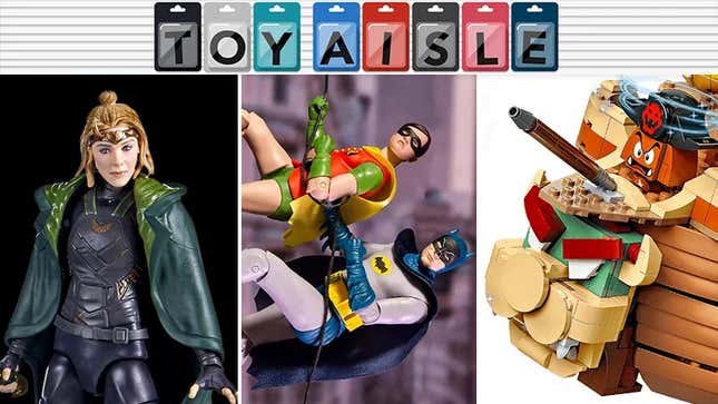 Marvel's Loki's Sylvie gets a Hasbro Marvel Legends, Lego brings Bowser's Airship to its Super Mario line, and McFarlane takes on Batman '66.
