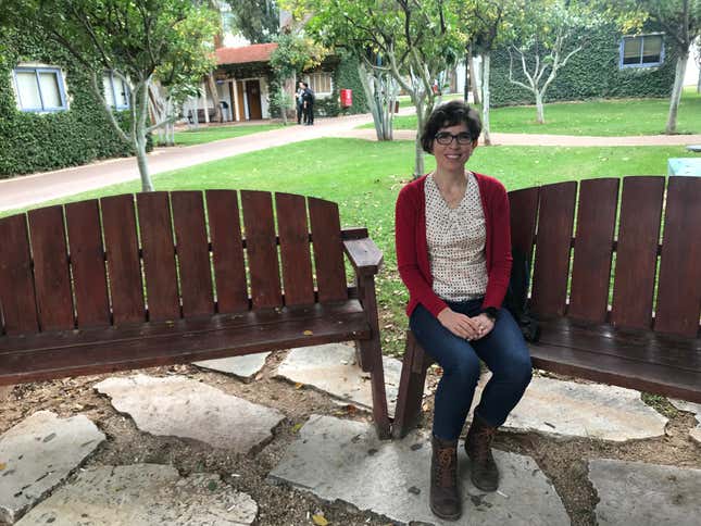 Noa Schori-Eyal on the IDC Herzliya campus.