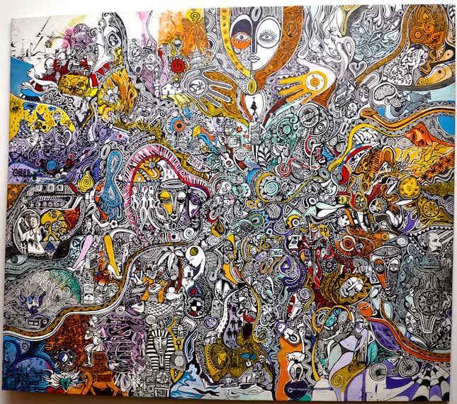 Dreamscape by Laolu Senbanjo.