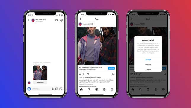 Imagen para el artículo titulado Instagram ahora permite realizar publicaciones con dos autores y desde el escritorio