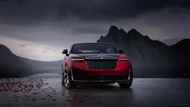Image for article titled The Rolls-Royce Droptail Is A $30 Million Convertible With A Manual Top