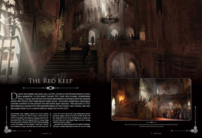 Image for article titled House of the Dragon Fans Will Kneel to This Lavish Behind-the-Scenes Book