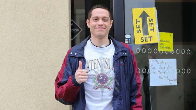 Image for article titled Pete Davidson Is Confused About the Backlash to His Dating, But Why, Baby?