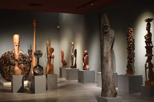 Inside the museum