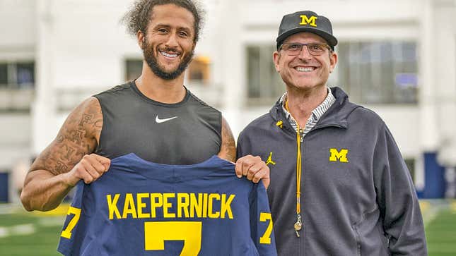 Colin Kaepernick named honorary captain of University of Michigan spring  football game