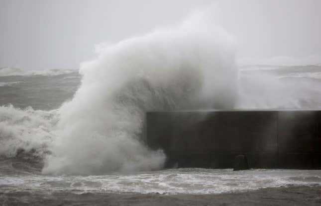 Photos: Monster Typhoon Smashes Into Japan