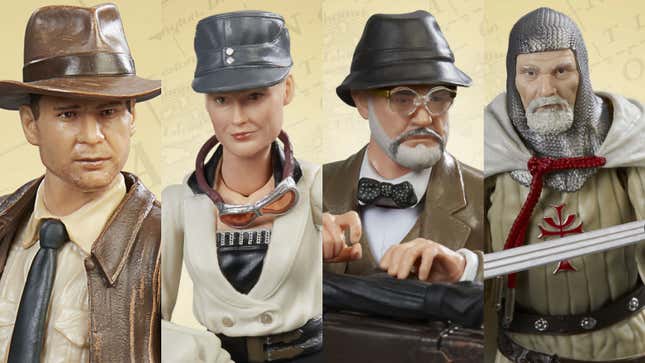Image for article titled Hasbro's New Indiana Jones Toys Relive The Last Crusade
