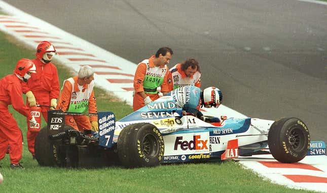 Jean Alesi at the 68th Italian Formula One Grand Prix