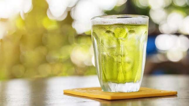 iced green tea lemonade