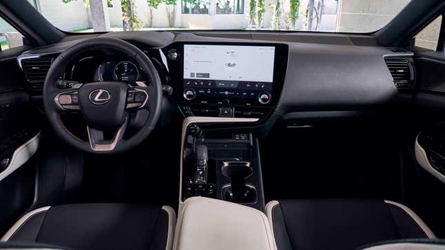 Image for article titled The New Lexus NX Doesn't Look That New, Until You Climb Aboard