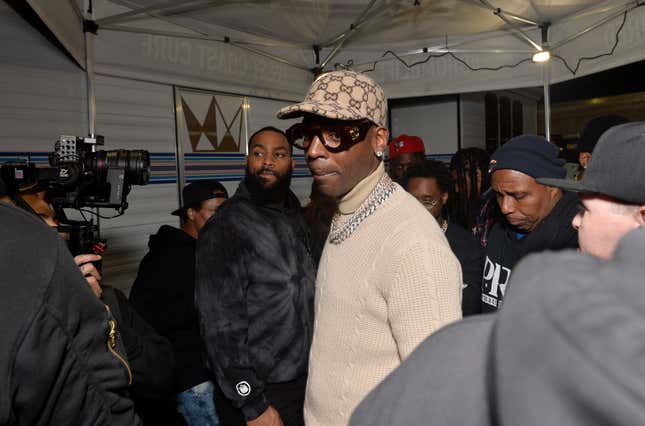 Young Dolph attends Rolling Loud Fueled by West Coast Cure Los Angeles 2019 - Day 1 on December 14, 2019 in Los Angeles, California.