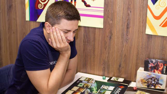 Image for article titled 35-Year-Old Unsure Why He Underwhelmed By First-Place Win In Magic: The Gathering Tournament