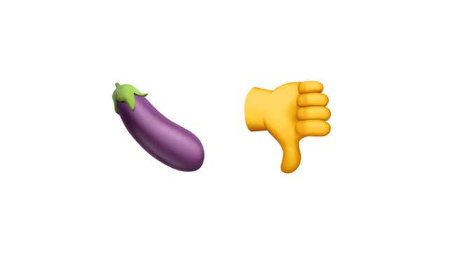 The eggplant emoji was the least likable emoji amongst females, Gen Z, and Millenials