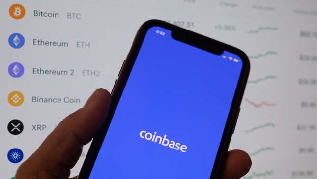 Image for article titled Coinbase Accidentally Scared 125,000 Users Into Thinking Their Accounts Had Been Hacked