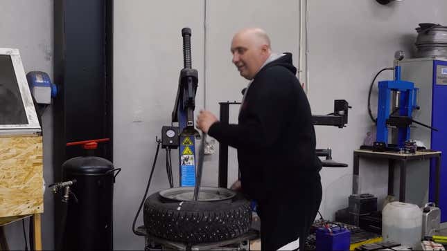 Image for article titled Here's What Happens To A Regular Car Tire Spun Up To 385 MPH