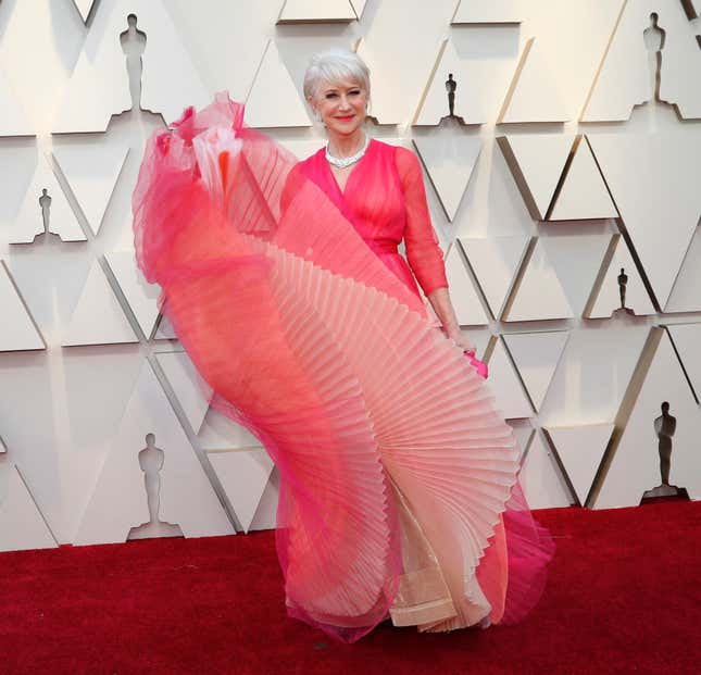 91st Academy Awards - Oscars Arrivals - Red Carpet - Hollywood, Los Angeles, California, U.S., February 24, 2019. Helen Mirren. REUTERS/Mario Anzuoni - HP1EF2P003YOU