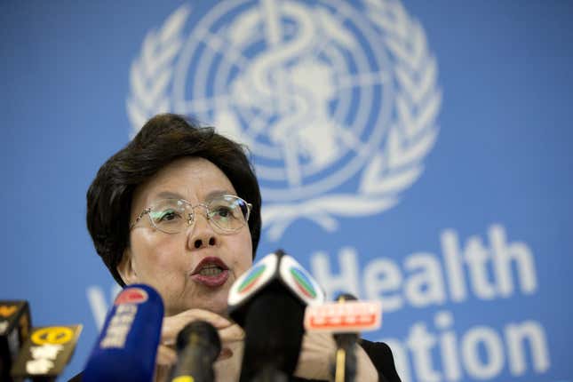 WHO D-G Margaret Chan is on her way out