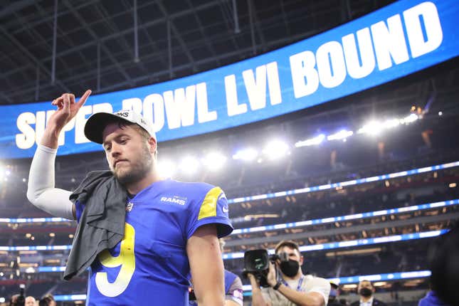 Matthew Stafford: Much better when he’s not a Lion